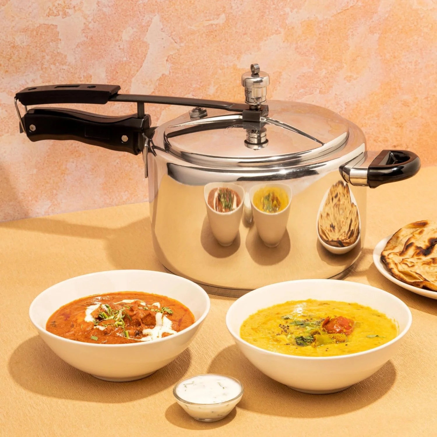 زودپز استیل ضد زنگ 18/8 با کفه ساندویچی و درب داخلی - 5 لیتر زودپز استیل ضد زنگ 18/8 با کفه ساندویچی و درب داخلی - 5 لیتر