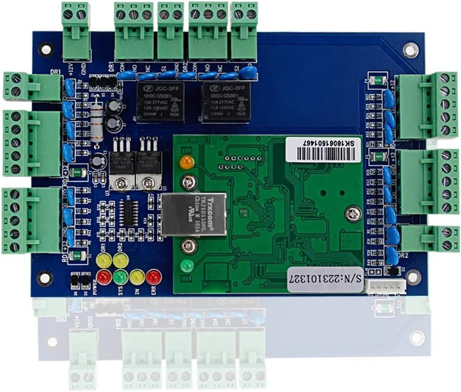 برد کنترل پنل دسترسی چند درب شبکه OBO HANDS با پروتکل ارتباط نرم افزاری TCP/IP و ریدر ویگند (2 درب) برد کنترل پنل دسترسی چند درب شبکه OBO HANDS با پروتکل ارتباط نرم افزاری TCP/IP و ریدر ویگند (2 درب)