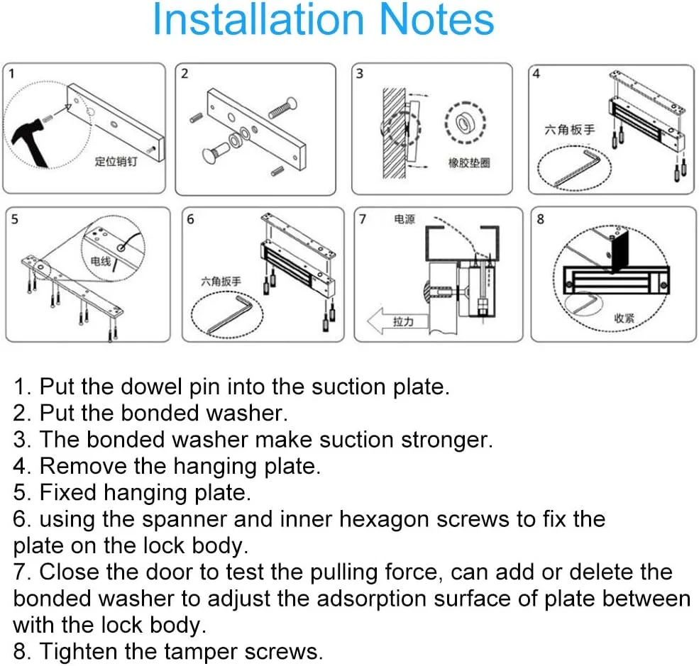 قفل مغناطیسی درب OBO HANDS با نیروی 60 کیلوگرم، 12 ولت، مناسب برای سیستم کنترل دسترسی قفل مغناطیسی درب OBO HANDS با نیروی 60 کیلوگرم، 12 ولت، مناسب برای سیستم کنترل دسترسی