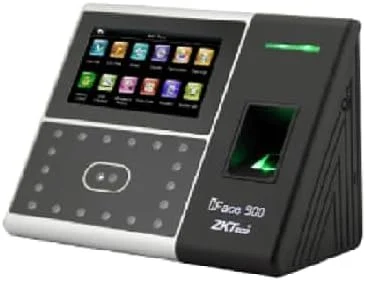 سیستم حضور و غیاب بیومتریک ZKTeco IFace900 با تشخیص چهره و اسکنر اثر انگشت، دارای صفحه نمایش LCD