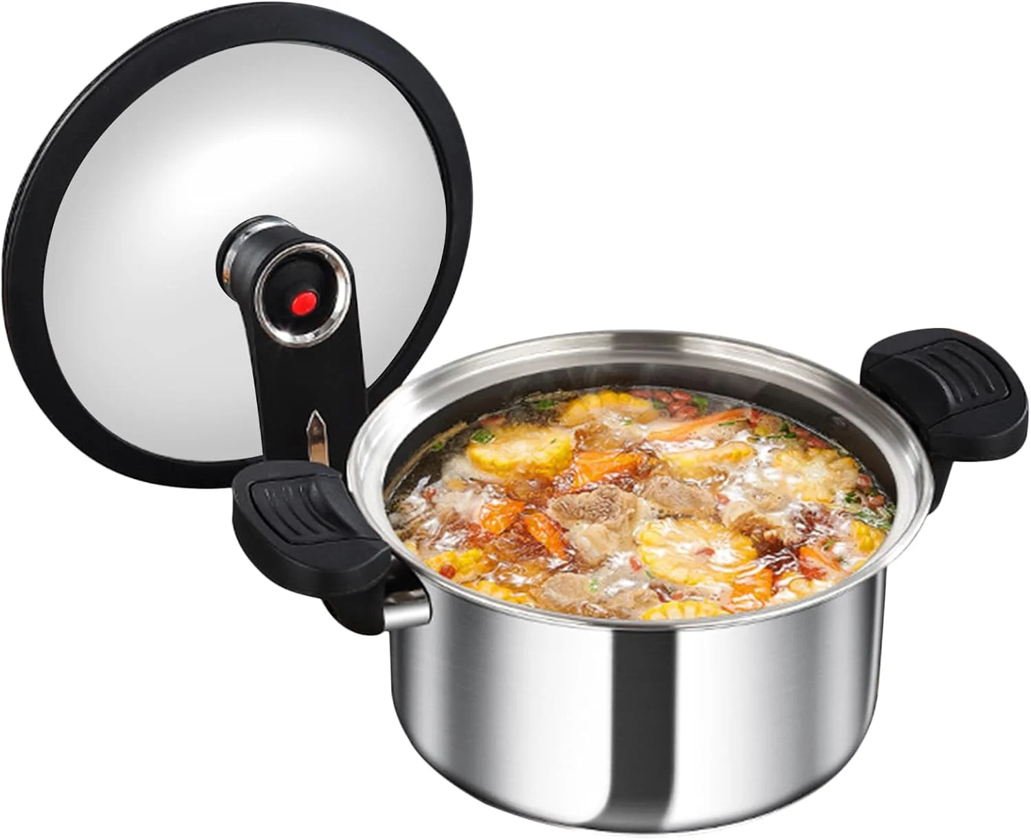 زودپز آشپزخانه، قابلمه زودپز برای پخت سریع، لوازم جانبی آشپزخانه چند منظوره پخت سریع از جنس استیل ضد زنگ برای پخت لوبیا، گوشت، استیک، سوپ و خورشت زودپز آشپزخانه، قابلمه زودپز برای پخت سریع، لوازم جانبی آشپزخانه چند منظوره پخت سریع از جنس استیل ضد زنگ برای پخت لوبیا، گوشت، استیک، سوپ و خورشت