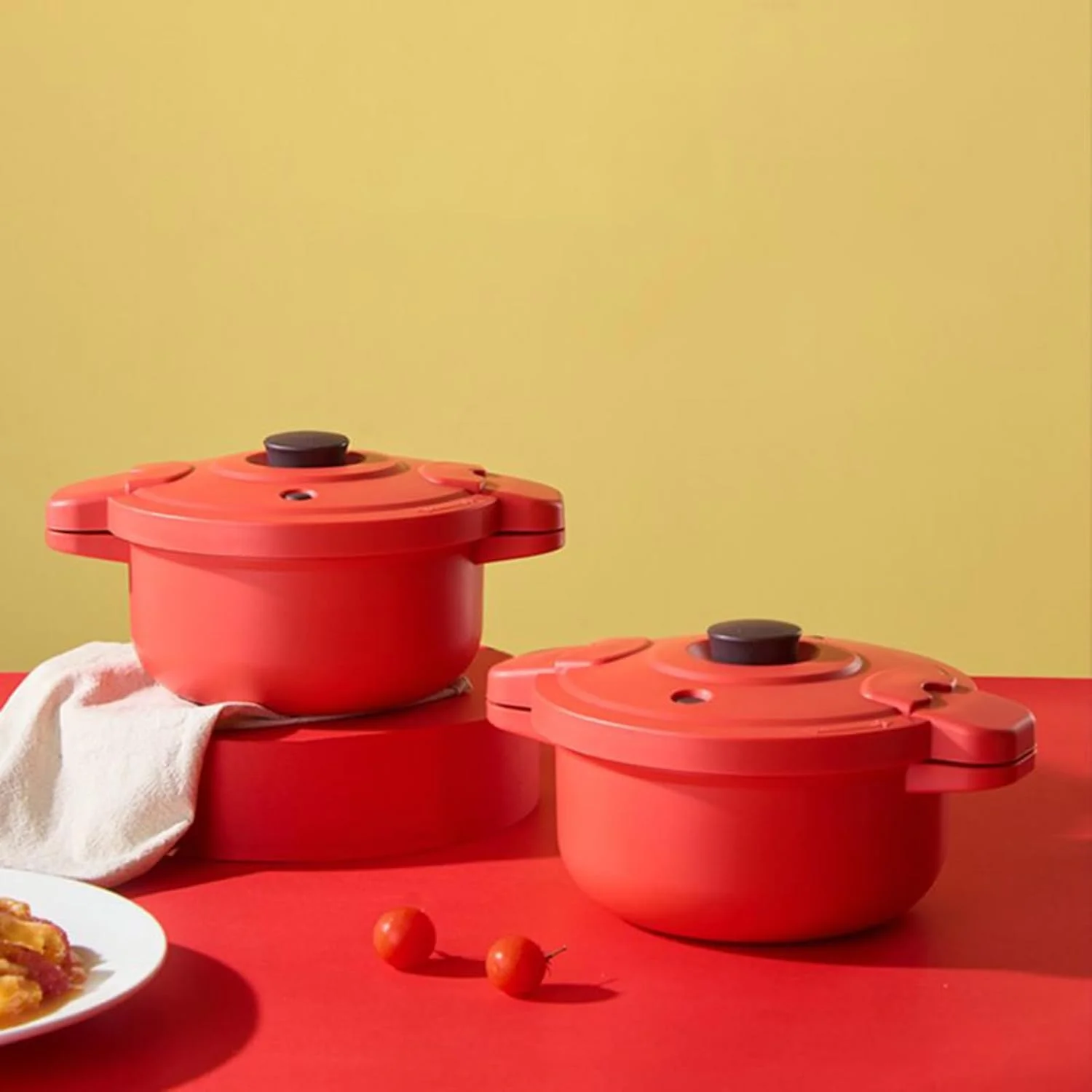 زودپز مایکروویو | قابلمه پخت آسان در مایکروویو - ابزار پخت و پز چند منظوره 2.3 لیتری، پز سریع برای شام، آشپزخانه، صبحانه، محوطه دانشگاه، محل کار، ناهار، خوابگاه، خانه، مسافرت زودپز مایکروویو | قابلمه پخت آسان در مایکروویو - ابزار پخت و پز چند منظوره 2.3 لیتری، پز سریع برای شام، آشپزخانه، صبحانه، محوطه دانشگاه، محل کار، ناهار، خوابگاه، خانه، مسافرت