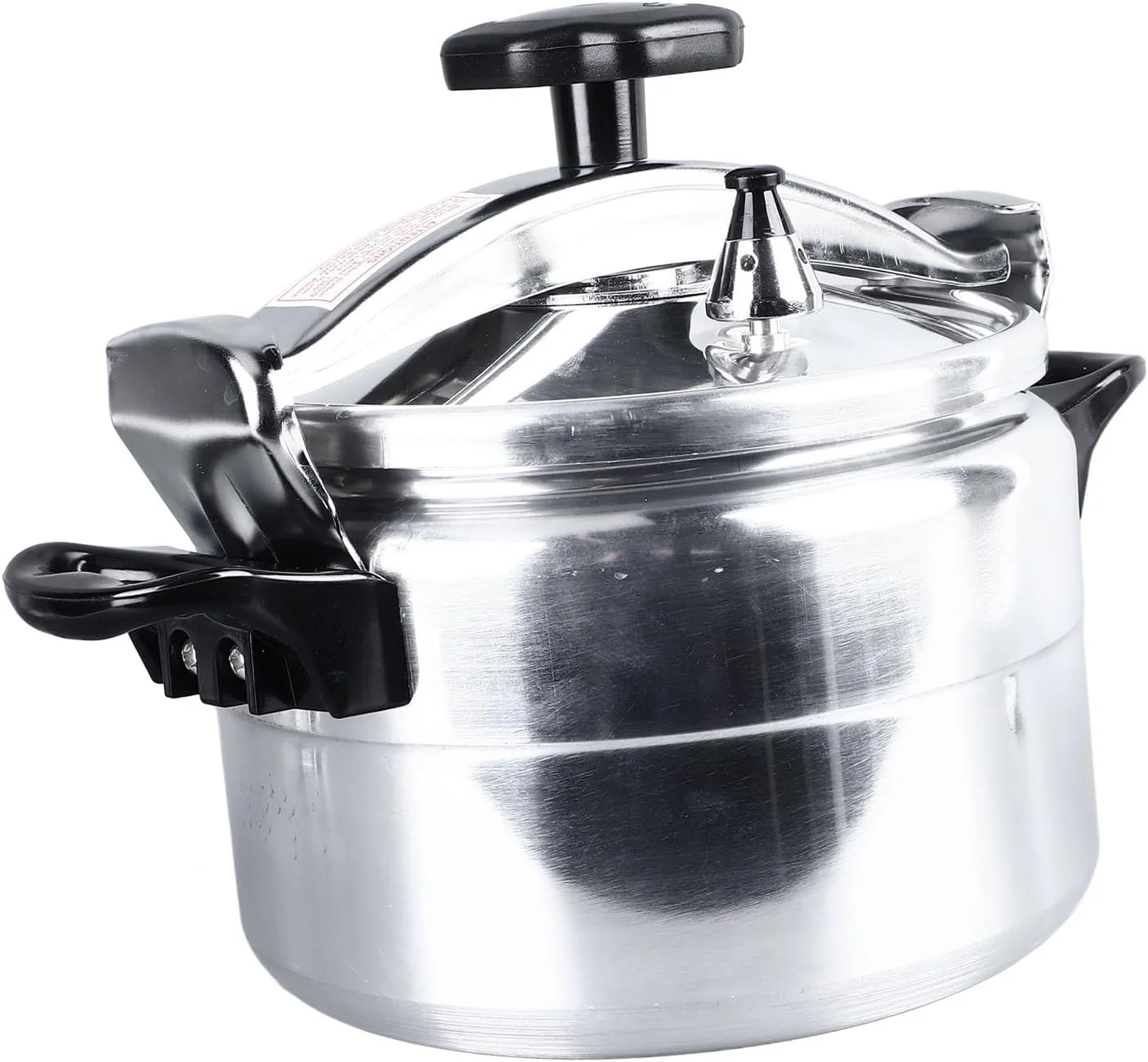 زودپز 5 لیتری Luocute، قابلمه فشاری آلیاژ آلومینیوم با دو دسته برای اجاق گاز، لایه داخلی بدون پوشش، پخت و پز سالم