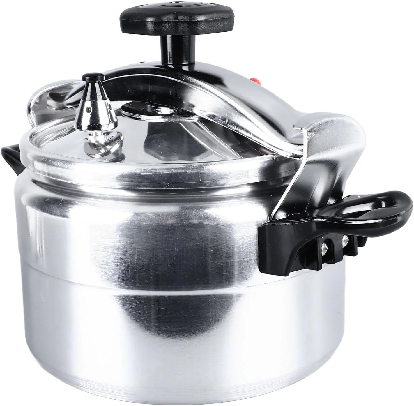 زودپز 5 لیتری Luocute، قابلمه فشاری آلیاژ آلومینیوم با دو دسته برای اجاق گاز، لایه داخلی بدون پوشش، پخت و پز سالم