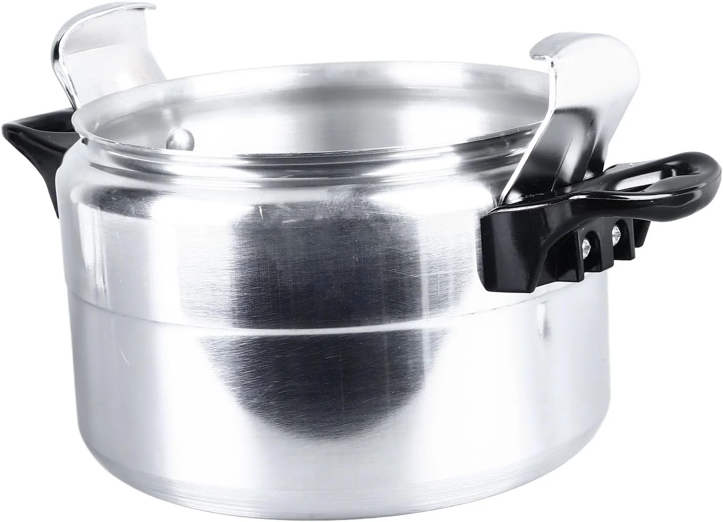 زودپز 5 لیتری Luocute، قابلمه فشاری آلیاژ آلومینیوم با دو دسته برای اجاق گاز، لایه داخلی بدون پوشش، پخت و پز سالم