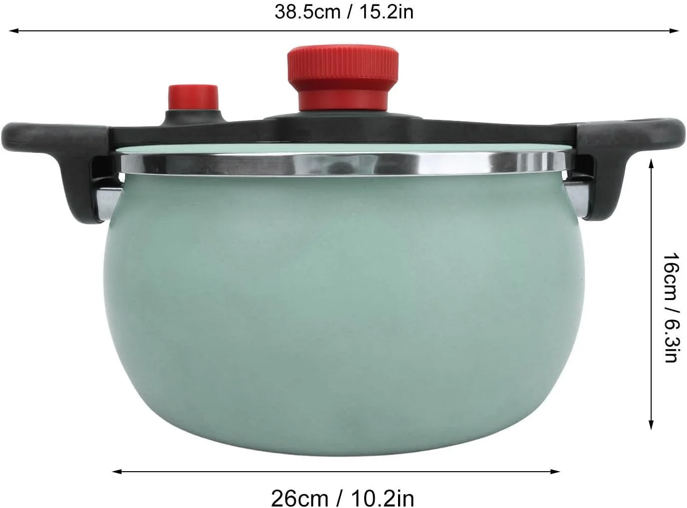 زودپز آهنی Luqeeg، پخت و پز سریع و کارآمد، طراحی چند منظوره، علمی، ظرفیت 7 لیتری، مناسب برای اجاق گاز القایی، اجاق گاز، اجاق برقی، اجاق سرامیکی زودپز آهنی Luqeeg، پخت و پز سریع و کارآمد، طراحی چند منظوره، علمی، ظرفیت 7 لیتری، مناسب برای اجاق گاز القایی، اجاق گاز، اجاق برقی، اجاق سرامیکی