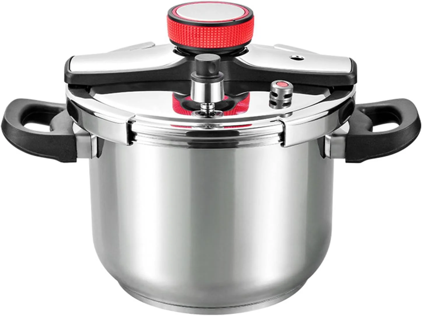 زودپز هوشمند ضد انفجار استیل 304، زودپز آلیاژ آلومینیوم با گرمایش یکنواخت مناسب برای اجاق گاز القایی، اجاق گاز، 8 لیتر زودپز هوشمند ضد انفجار استیل 304، زودپز آلیاژ آلومینیوم با گرمایش یکنواخت مناسب برای اجاق گاز القایی، اجاق گاز، 8 لیتر