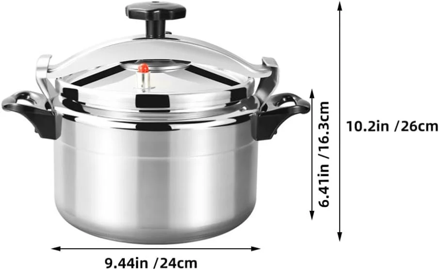 زودپز آلومینیومی Tofficu، زودپز فشار بالا 7 لیتری، قابلمه پخت و پز خانگی ضد انفجار، ظروف پخت و پز تحت فشار برای آشپزخانه زودپز آلومینیومی Tofficu، زودپز فشار بالا 7 لیتری، قابلمه پخت و پز خانگی ضد انفجار، ظروف پخت و پز تحت فشار برای آشپزخانه