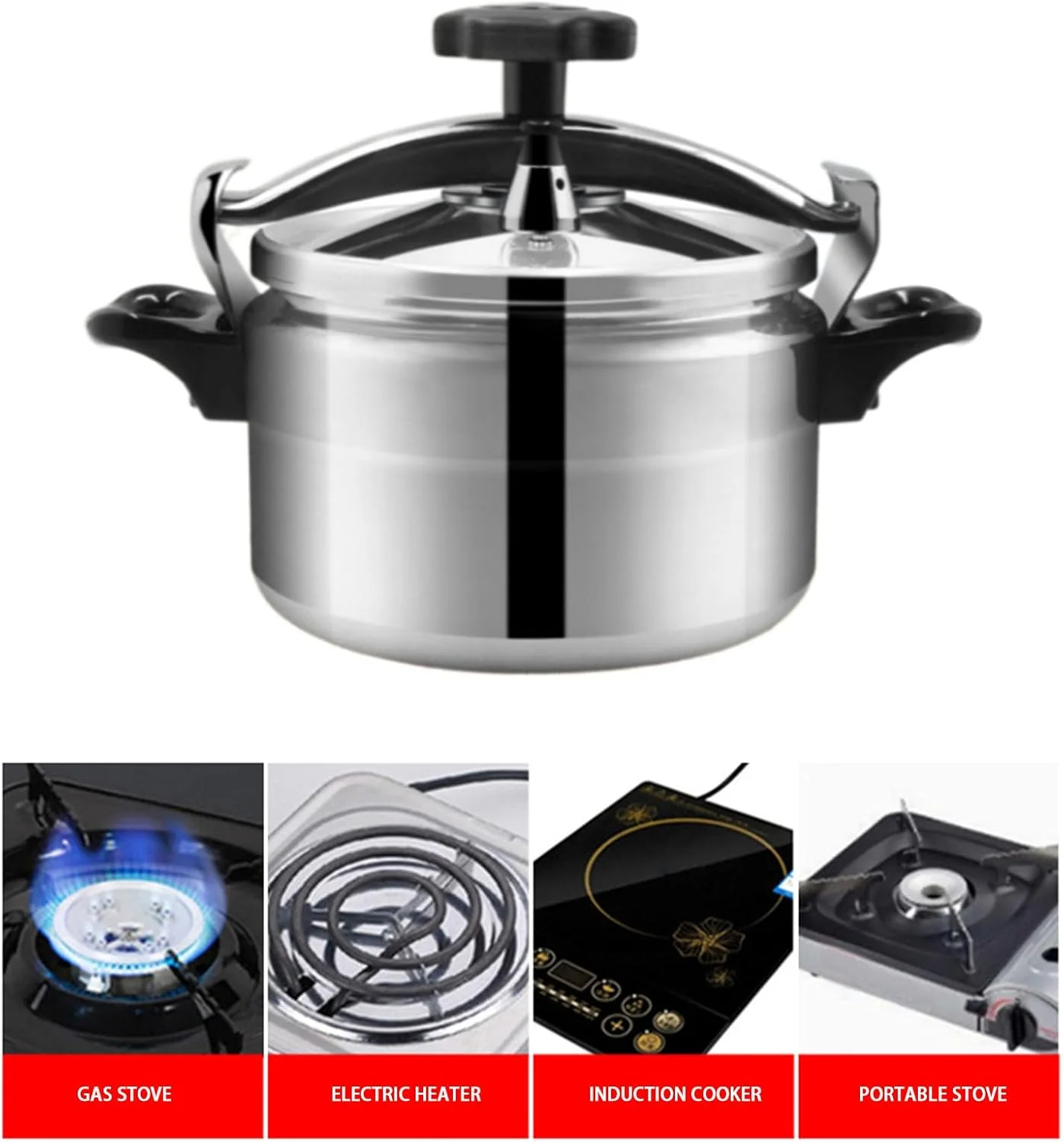 زودپز تریسر، باز و بسته شدن آسان، قابلمه تحت فشار بادوام، ضد انفجار، ایمن و چند منظوره برای خانه (3 لیتر) زودپز تریسر، باز و بسته شدن آسان، قابلمه تحت فشار بادوام، ضد انفجار، ایمن و چند منظوره برای خانه (3 لیتر)