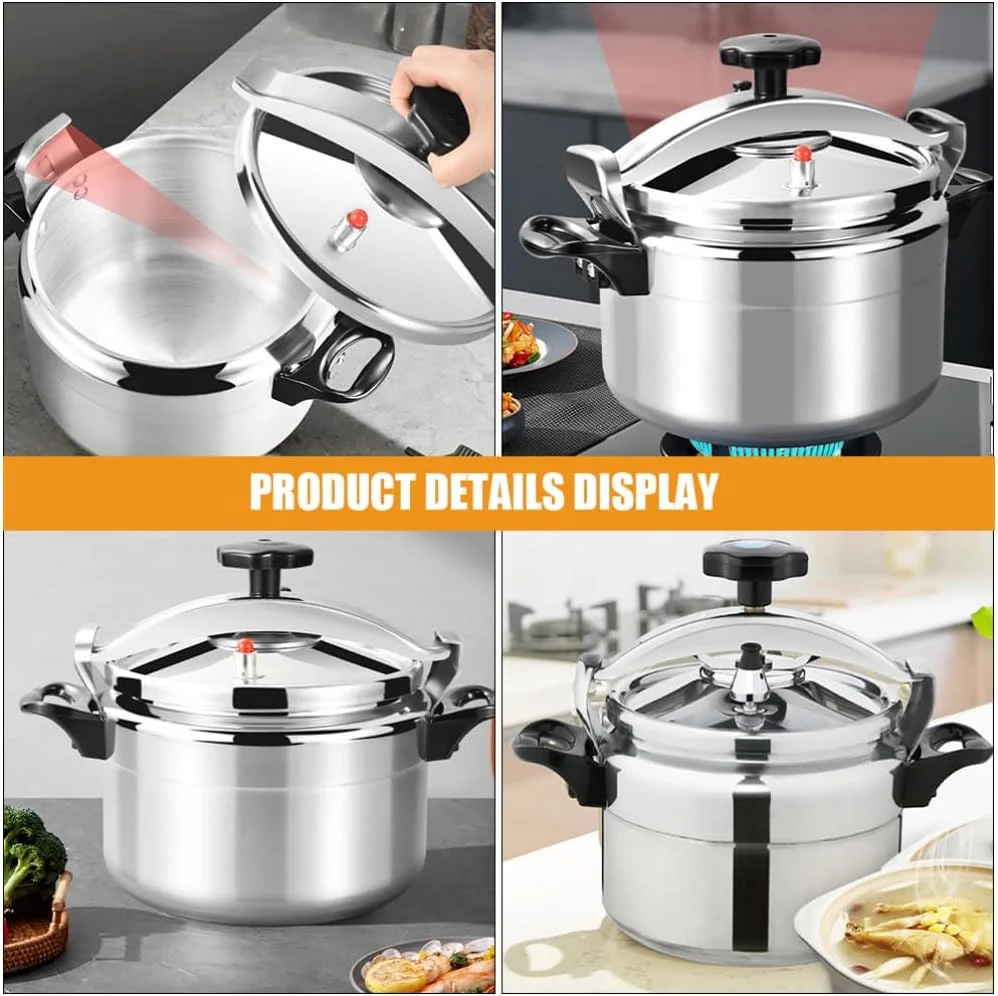 زودپز آلومینیومی توفیقو، زودپز 11 لیتری فشار قوی، قابلمه پخت و پز خانگی ضد انفجار، ظروف پخت و پز تحت فشار برای آشپزخانه زودپز آلومینیومی توفیقو، زودپز 11 لیتری فشار قوی، قابلمه پخت و پز خانگی ضد انفجار، ظروف پخت و پز تحت فشار برای آشپزخانه