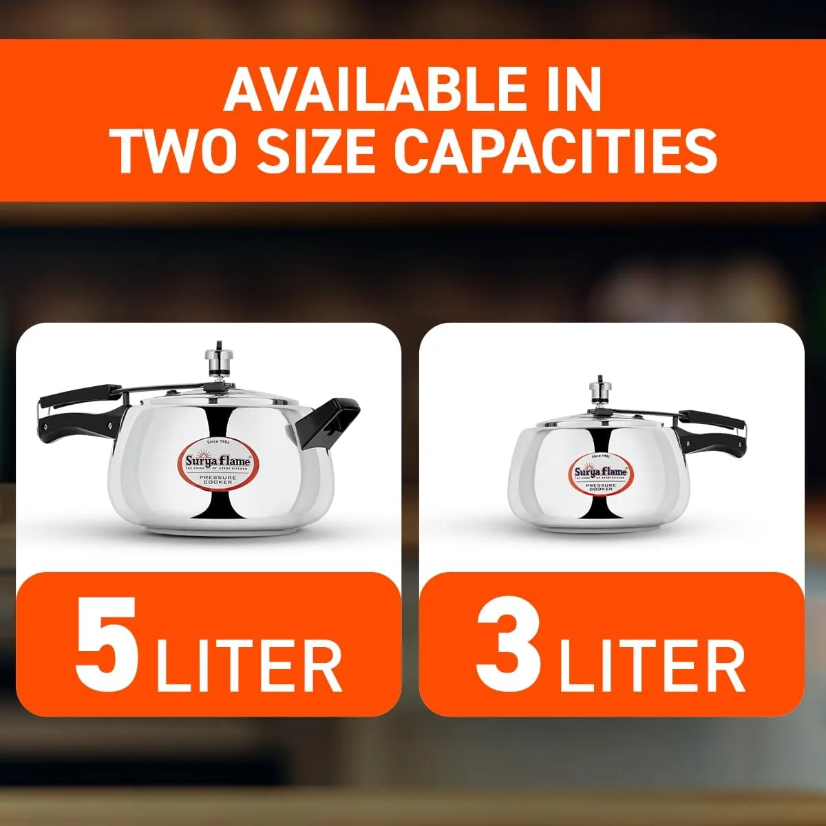 زودپز استیل سوریا فلیم 5 لیتری با درب داخلی، سازگار با گاز و القایی، دارای گواهی ISI (نقره ای) زودپز استیل سوریا فلیم 5 لیتری با درب داخلی، سازگار با گاز و القایی، دارای گواهی ISI (نقره ای)