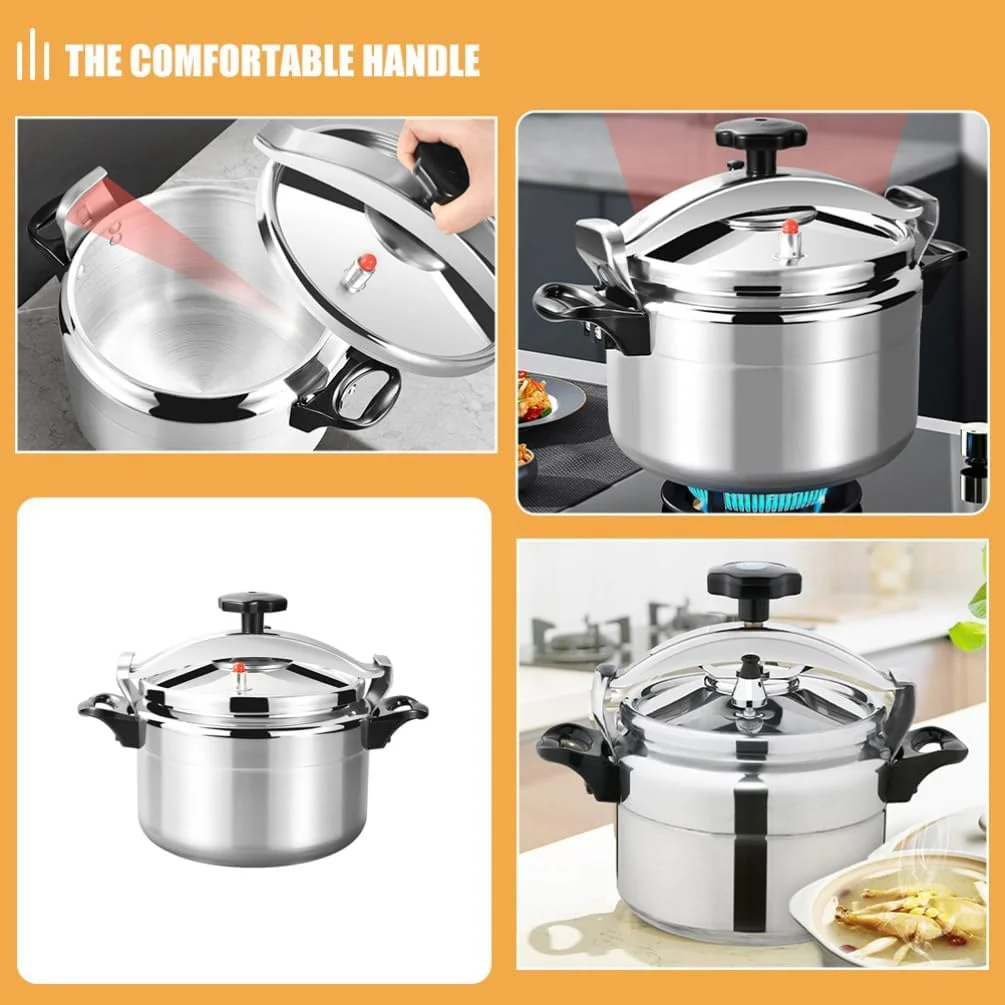 زودپز آلومینیومی Tofficu، زودپز 7 لیتری با فشار بالا، قابلمه پخت و پز خانگی ضد انفجار، ظروف پخت و پز تحت فشار برای پخت و پز آشپزخانه زودپز آلومینیومی Tofficu، زودپز 7 لیتری با فشار بالا، قابلمه پخت و پز خانگی ضد انفجار، ظروف پخت و پز تحت فشار برای پخت و پز آشپزخانه