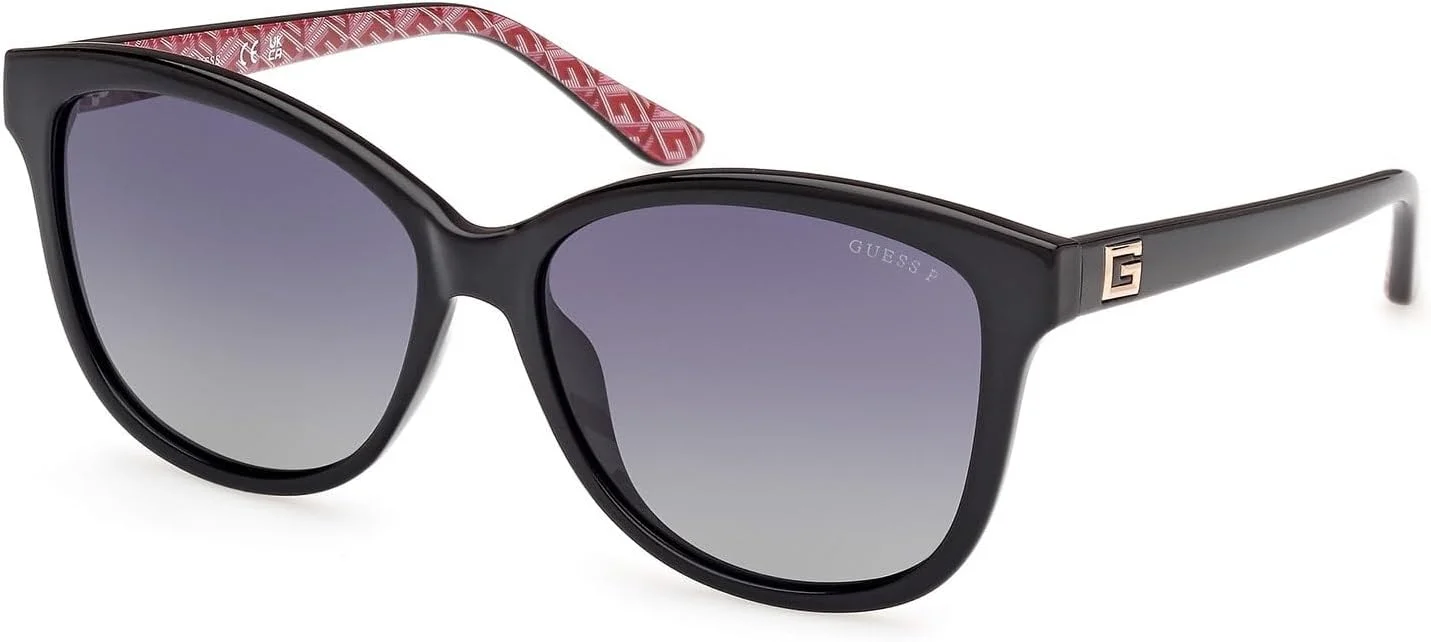 عینک آفتابی زنانه گس GU7920 01D مشکی براق 58/15/140