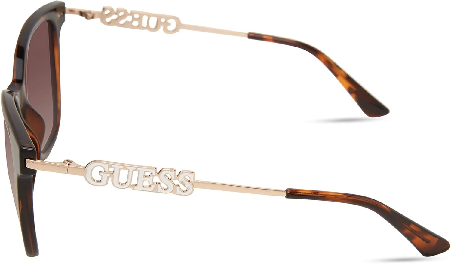 عینک آفتابی مربعی زنانه GUESS با لوگوی فلزی