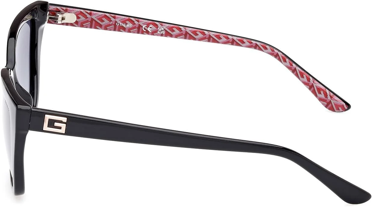 عینک آفتابی زنانه گس GU7919 01D مشکی براق 58/15/140