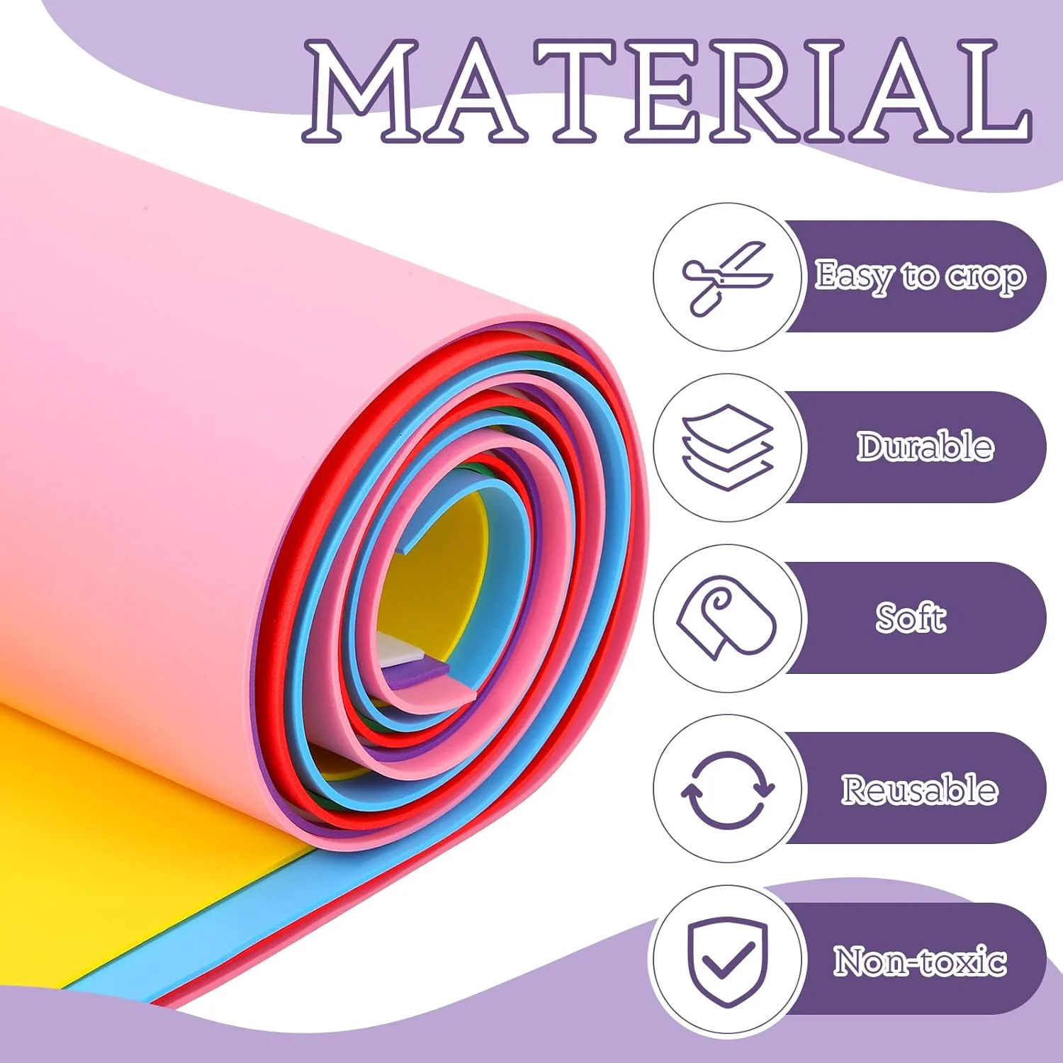 فوم رولی فین، 8 عدد، 100x33 سانتی متر، فوم EVA رنگی برای کاردستی کریسمس، تابلوی اعلانات کلاس، دکور آویز، هدیه عروسی، پروژه های DIY (ضخامت 1.5 میلی متر، رنگ های کلاسیک) فوم رولی فین، 8 عدد، 100x33 سانتی متر، فوم EVA رنگی برای کاردستی کریسمس، تابلوی اعلانات کلاس، دکور آویز، هدیه عروسی، پروژه های DIY (ضخامت 1.5 میلی متر، رنگ های کلاسیک)