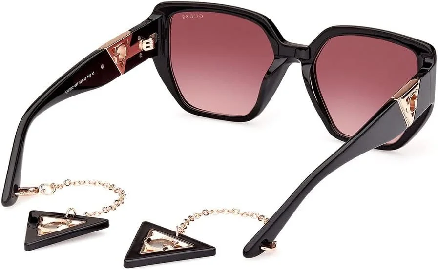 عینک آفتابی زنانه گس، مشکی، 55 میلی متر