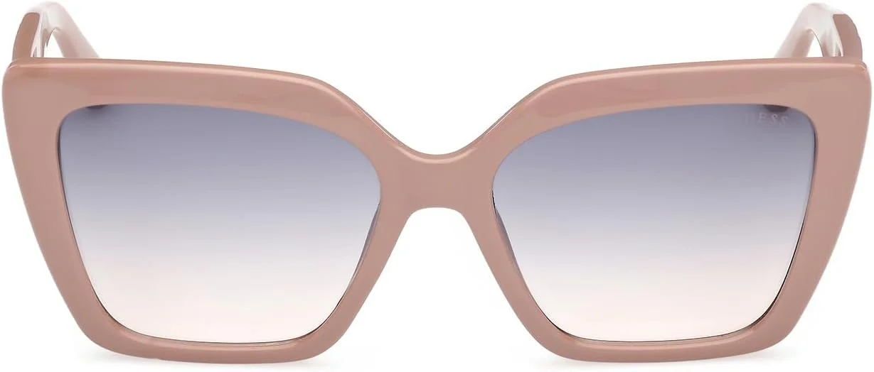 عینک آفتابی زنانه پروانه ای گس GU0016257W55 با فریم کامل بژ و محافظت UV عینک آفتابی زنانه پروانه ای گس GU0016257W55 با فریم کامل بژ و محافظت UV