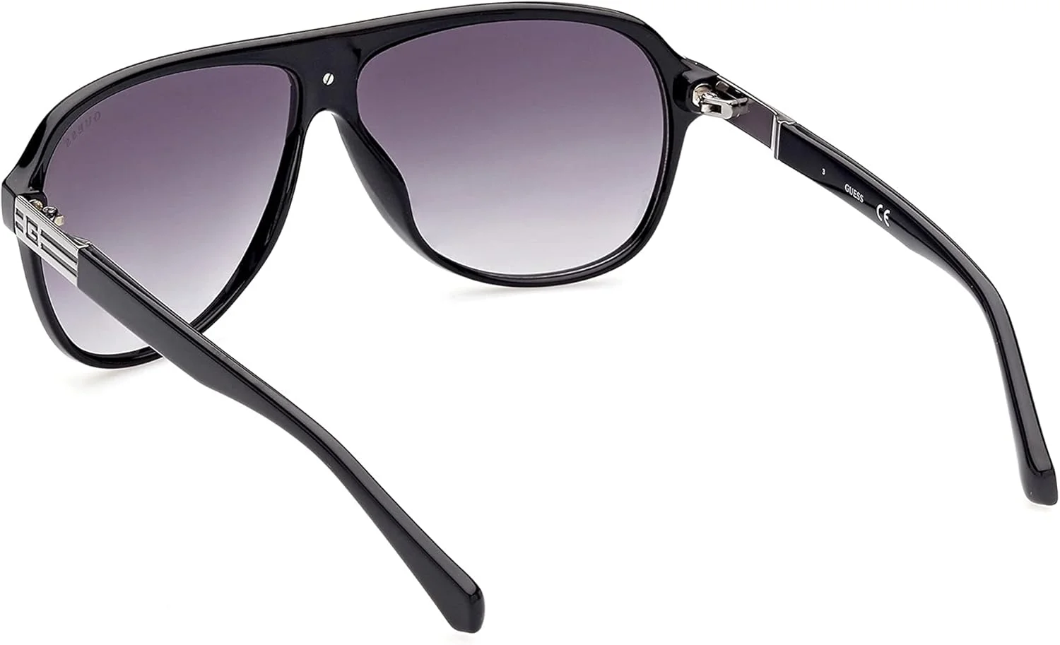 عینک آفتابی مردانه GUESS مدل GU0003901B61 با محافظت UV، مشکی براق، 61 میلی متر عینک آفتابی مردانه GUESS مدل GU0003901B61 با محافظت UV، مشکی براق، 61 میلی متر