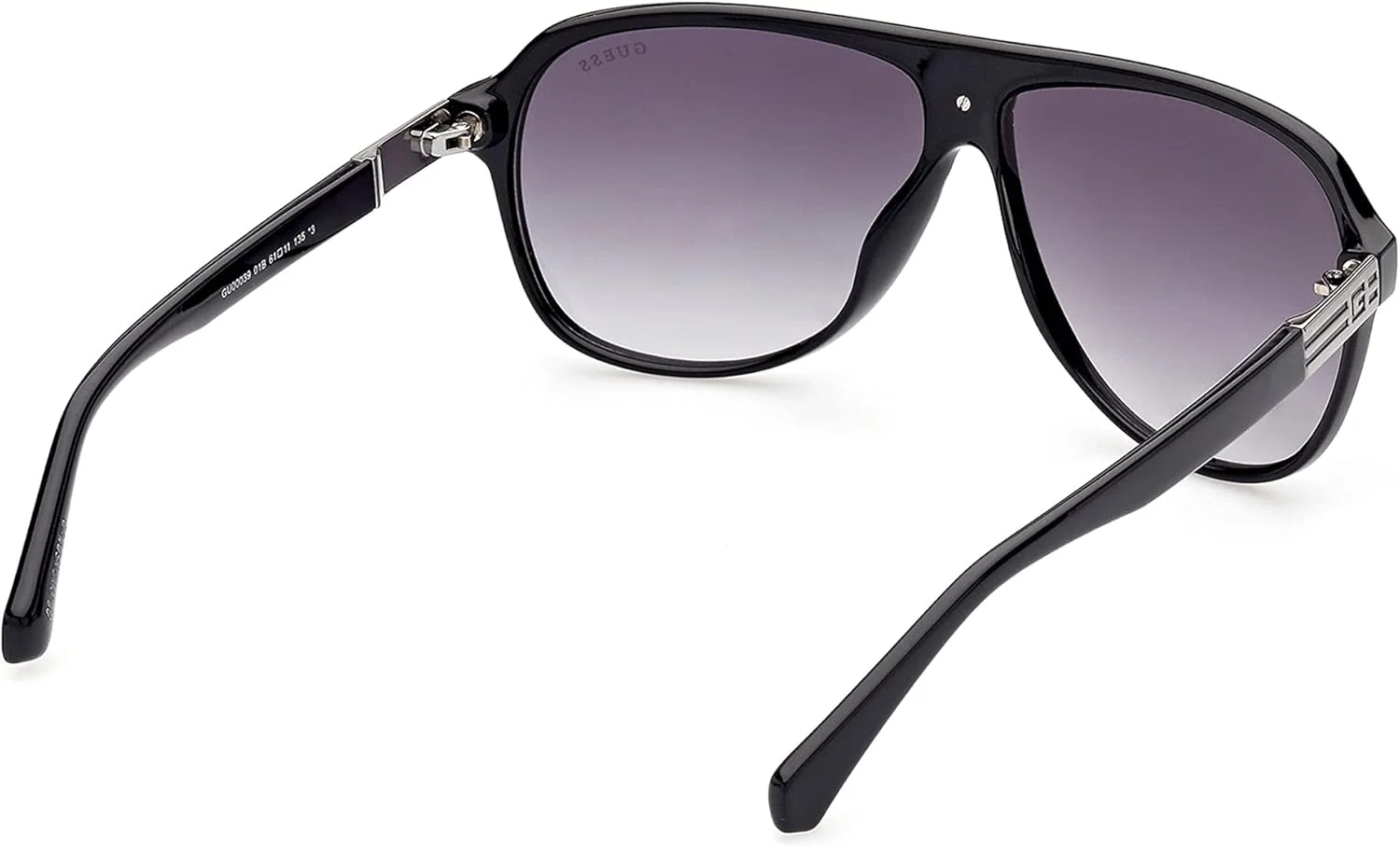 عینک آفتابی مردانه GUESS مدل GU0003901B61 با محافظت UV، مشکی براق، 61 میلی متر عینک آفتابی مردانه GUESS مدل GU0003901B61 با محافظت UV، مشکی براق، 61 میلی متر