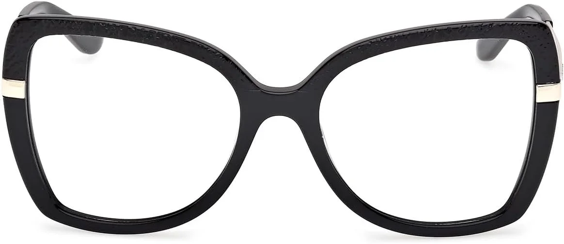 عینک زنانه مشکی براق GUESS GU50245 001 سایز 54/18/140