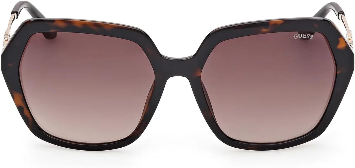 عینک آفتابی زنانه GUESS GU00267 52F Dark Havana 57/17/140