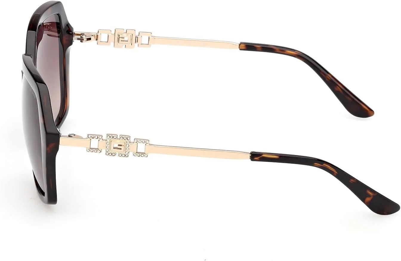 عینک آفتابی زنانه GUESS GU00267 52F Dark Havana 57/17/140