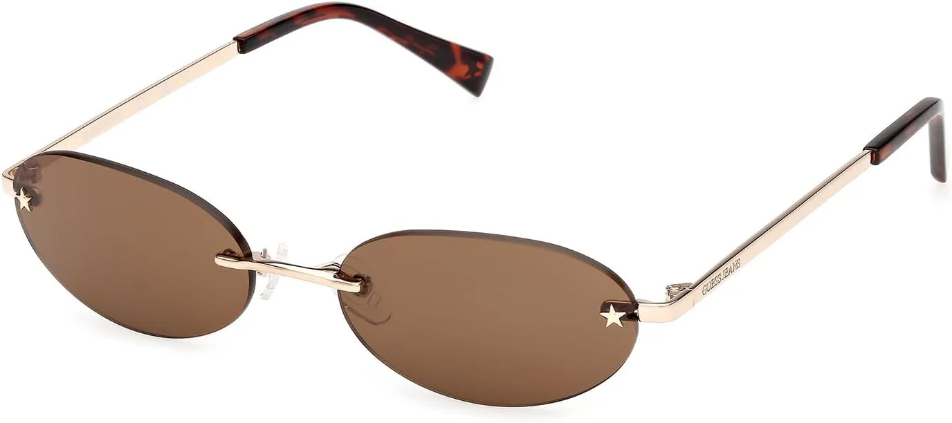 عینک آفتابی فلزی مربعی پلاریزه گس، طلایی، 55 میلی‌متر