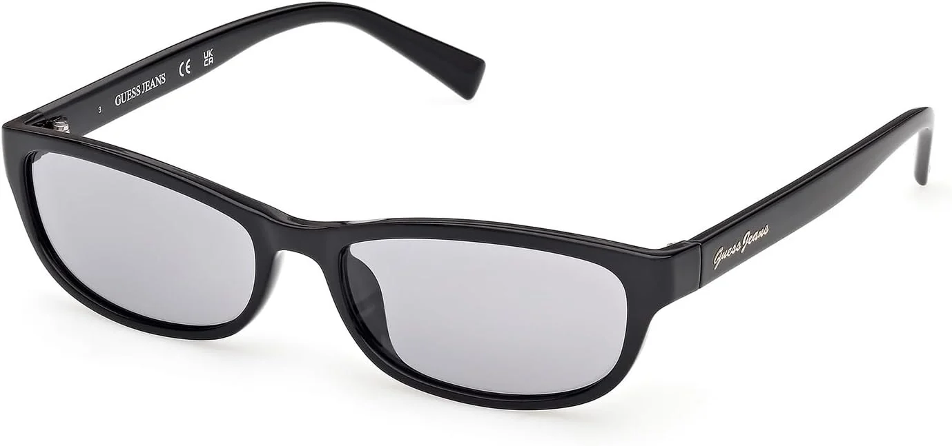 عینک آفتابی مربعی پلاریزه زنانه گس، مشکی براق، 55 میلی متر