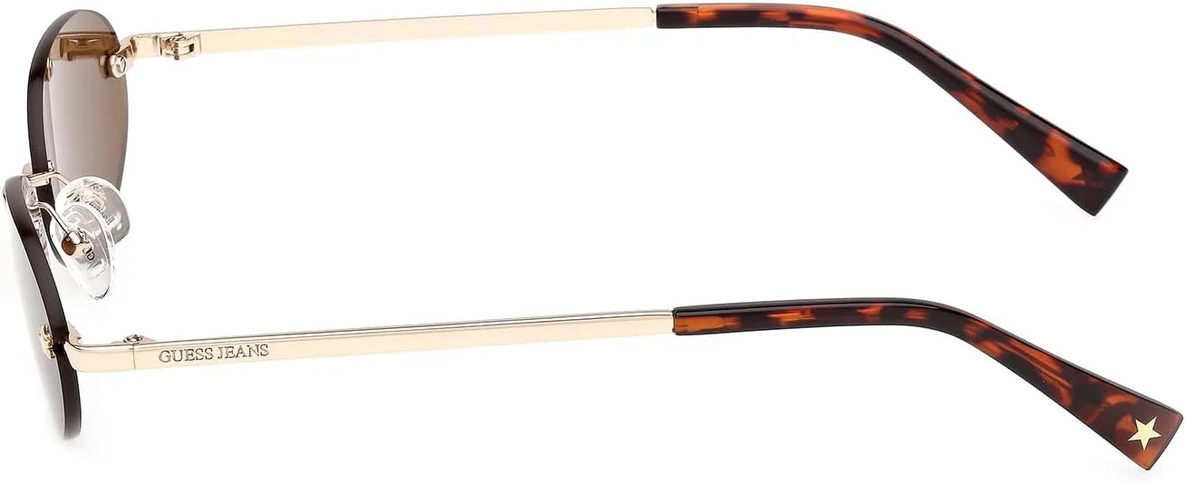 عینک آفتابی فلزی مربعی پلاریزه گس، طلایی، 55 میلی‌متر