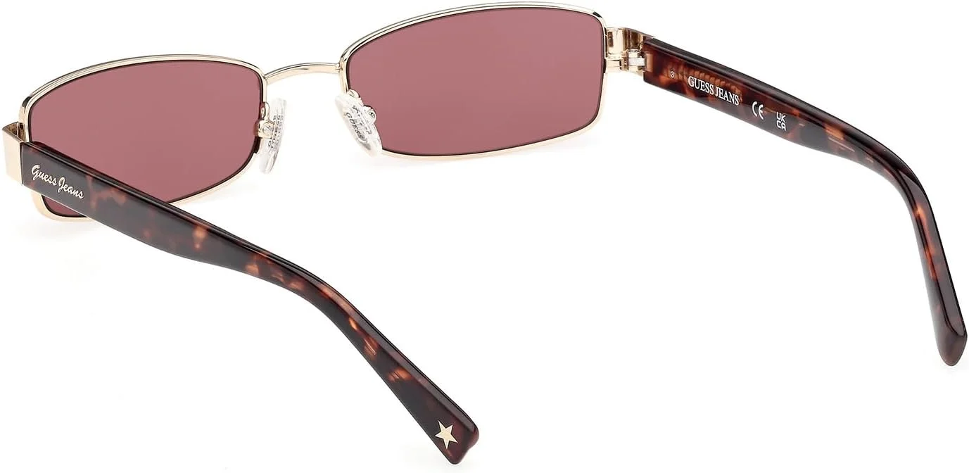 عینک آفتابی فلزی مربعی پلاریزه زنانه گس، طلایی، 53 میلی متر