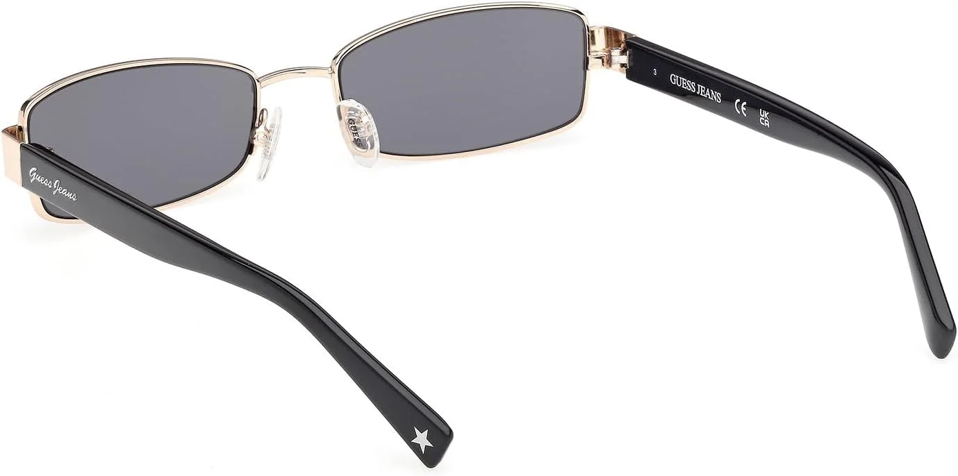 عینک آفتابی فلزی مربعی پلاریزه زنانه گس، طلایی، 53 میلی متر