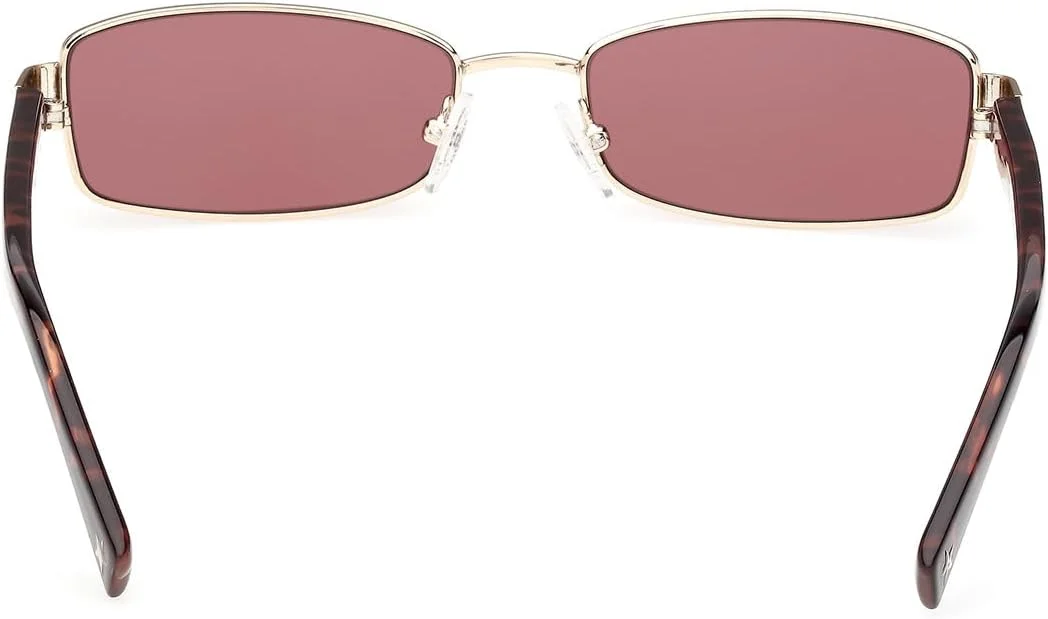 عینک آفتابی فلزی مربعی پلاریزه زنانه گس، طلایی، 53 میلی متر