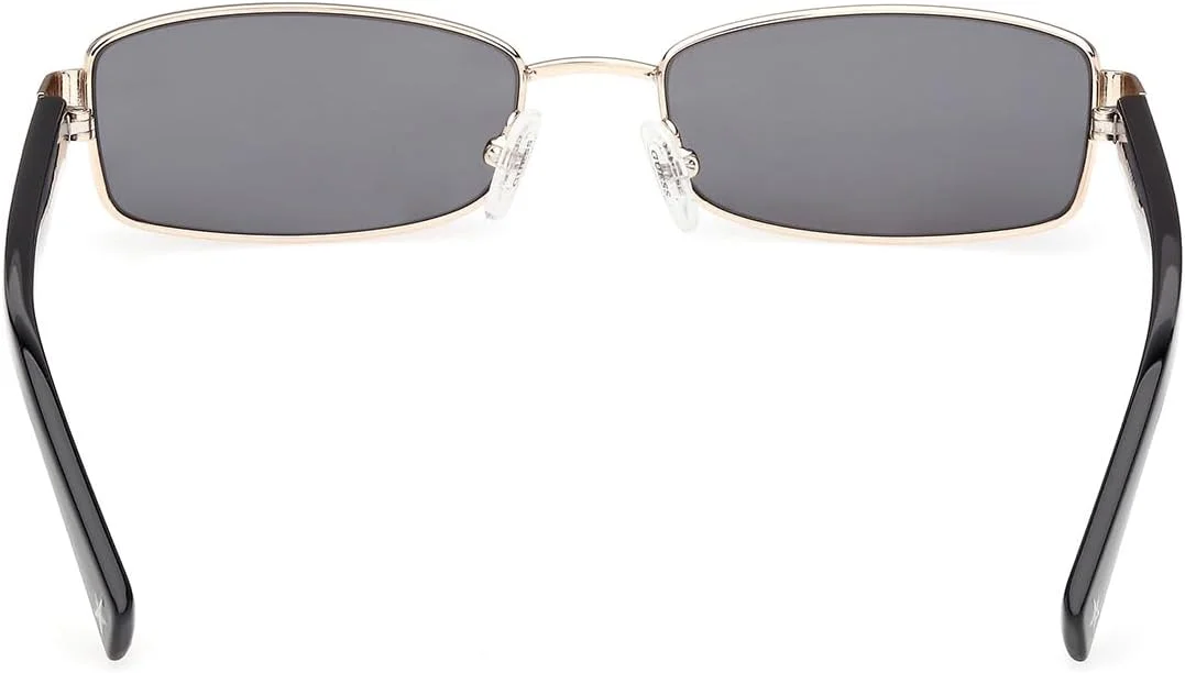 عینک آفتابی فلزی مربعی پلاریزه زنانه گس، طلایی، 53 میلی متر