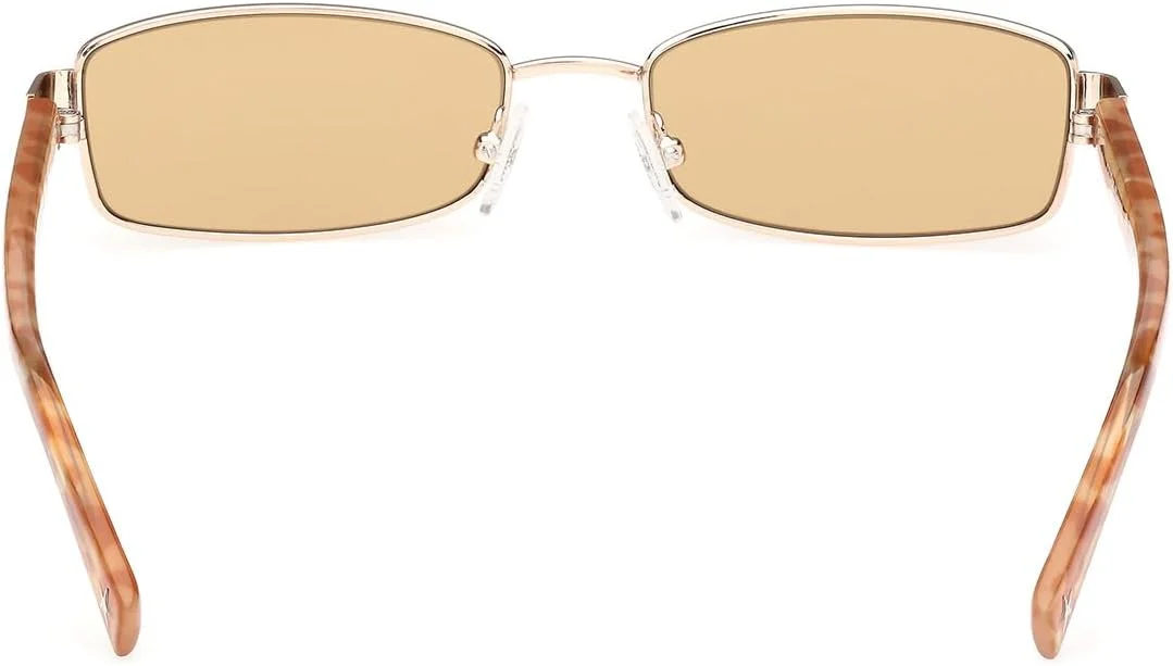 عینک آفتابی فلزی مربعی پلاریزه زنانه گس، طلایی، 53 میلی متر