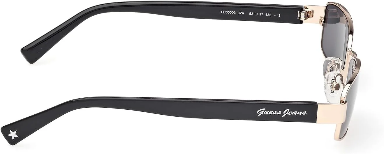 عینک آفتابی فلزی مربعی پلاریزه زنانه گس، طلایی، 53 میلی متر