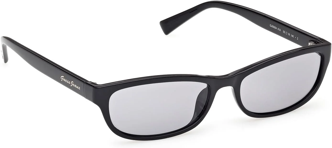 عینک آفتابی مربعی پلاریزه زنانه گس، مشکی براق، 55 میلی متر