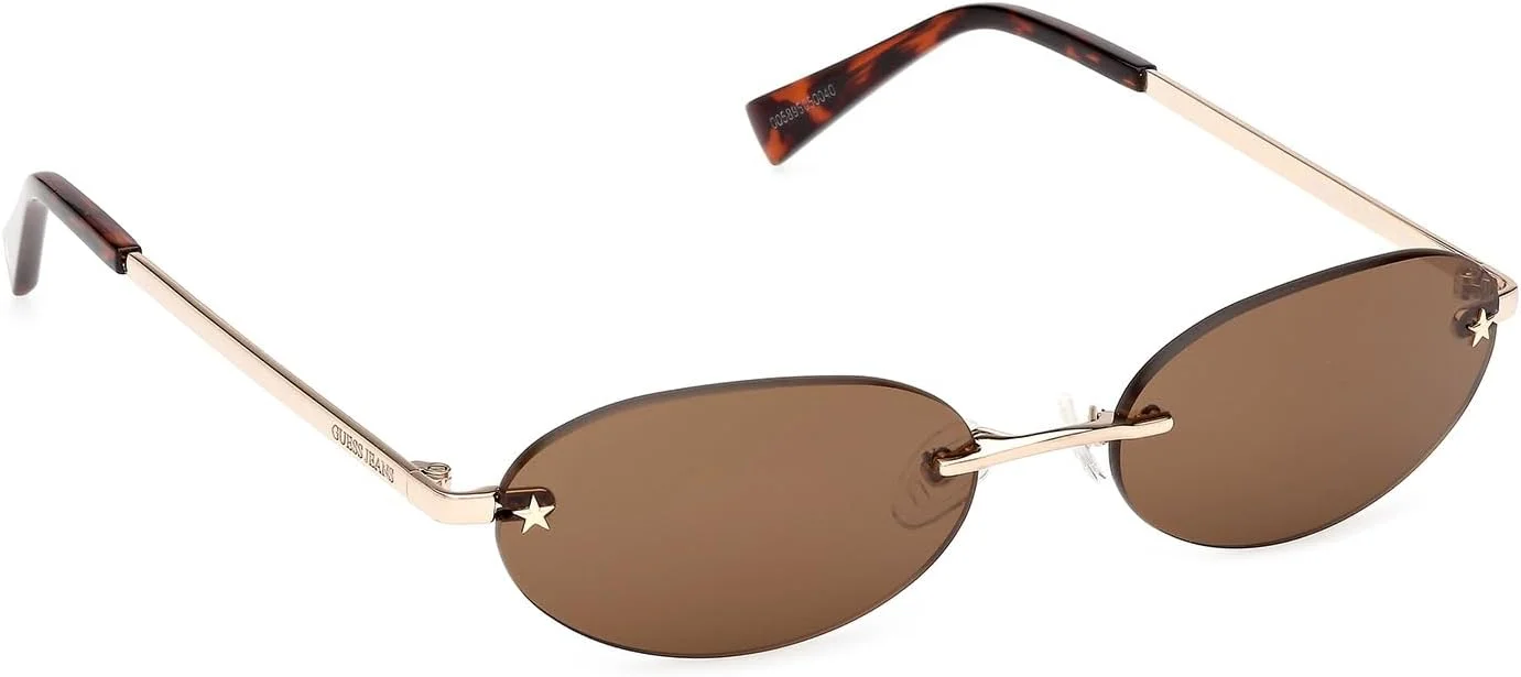 عینک آفتابی فلزی مربعی پلاریزه گس، طلایی، 55 میلی‌متر