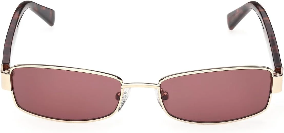 عینک آفتابی فلزی مربعی پلاریزه زنانه گس، طلایی، 53 میلی متر
