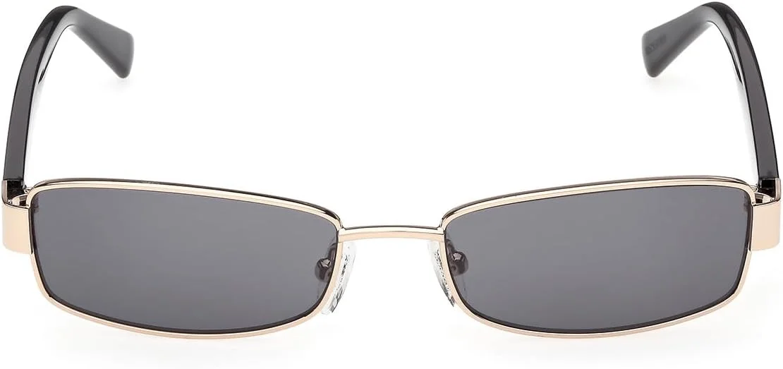 عینک آفتابی فلزی مربعی پلاریزه زنانه گس، طلایی، 53 میلی متر