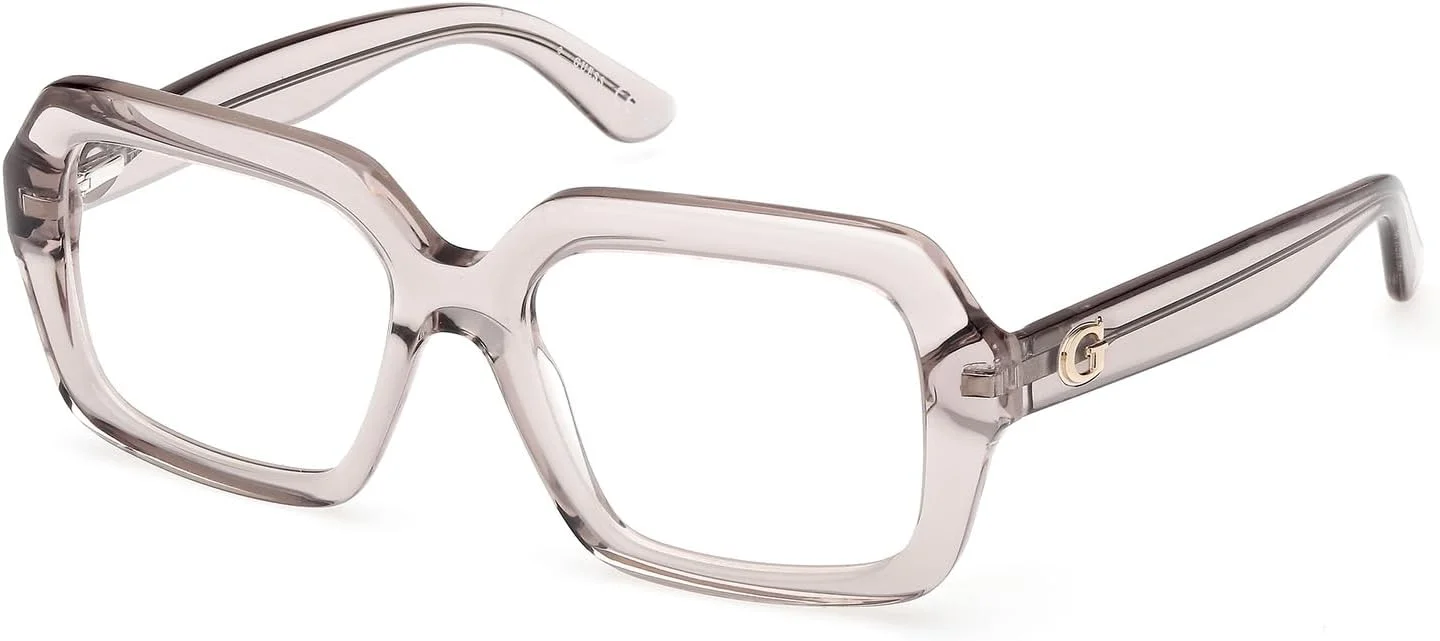 عینک زنانه خاکستری براق Guess FRAME GU50226 سایز 52/17/140
