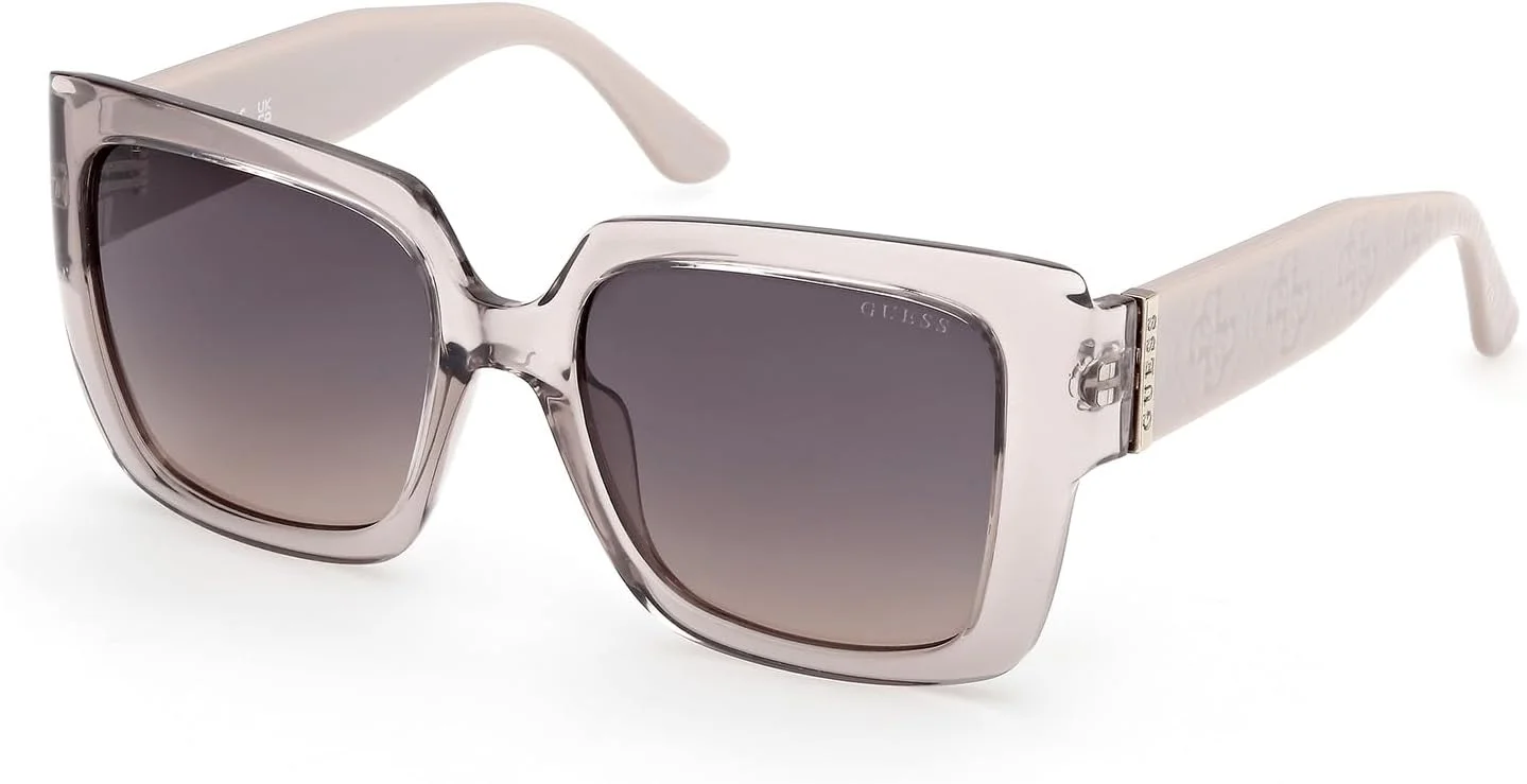 عینک آفتابی زنانه GUESS مدل NORMAL SQUARE با فریم کامل، خاکستری، سایز 53
