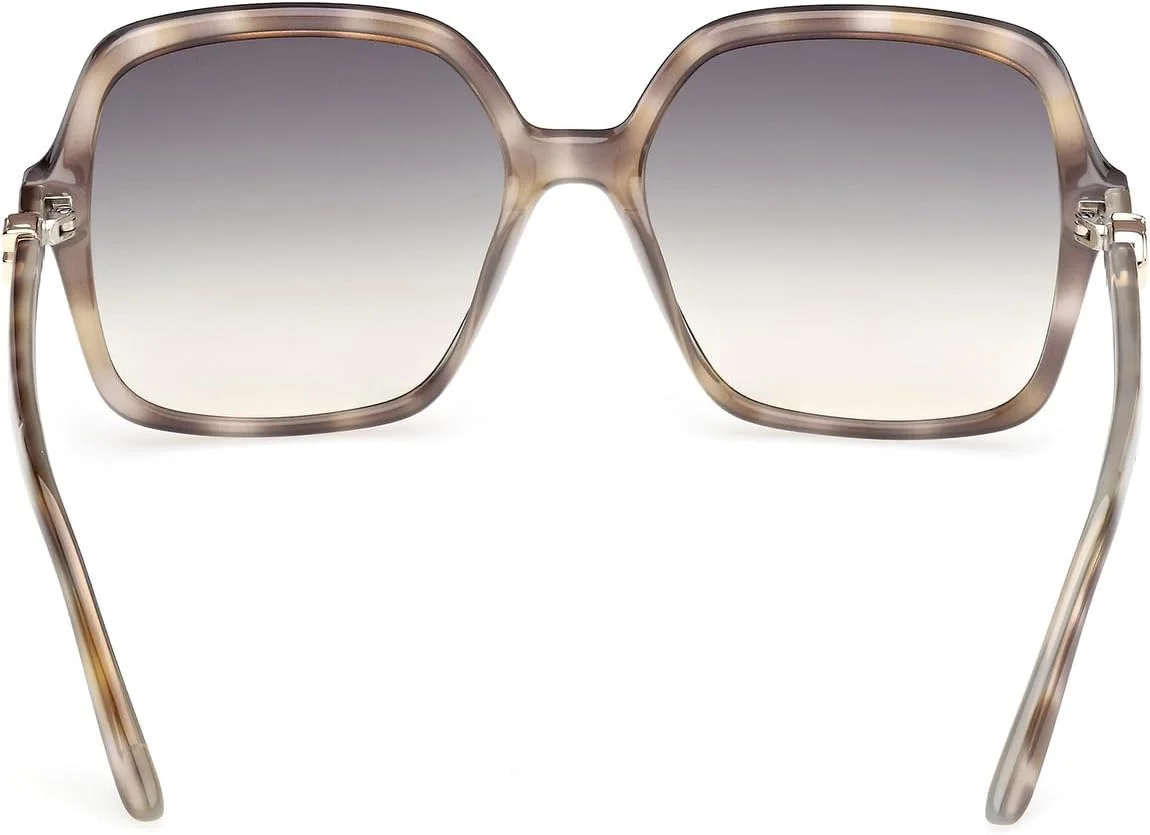 عینک آفتابی زنانه GUESS مدل NORMAL SQUARE با فریم کامل، سبز، سایز 57