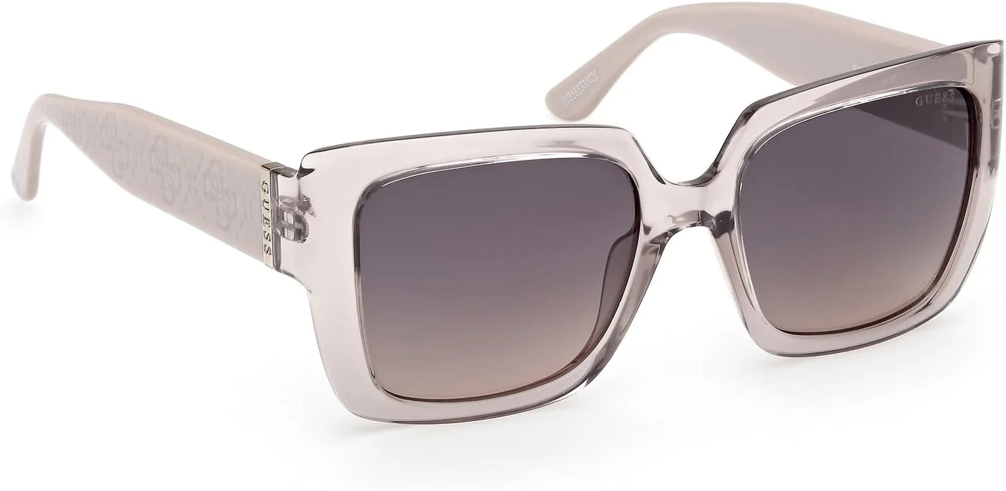 عینک آفتابی زنانه GUESS مدل NORMAL SQUARE با فریم کامل، خاکستری، سایز 53
