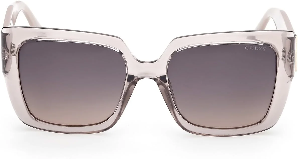 عینک آفتابی زنانه GUESS مدل NORMAL SQUARE با فریم کامل، خاکستری، سایز 53