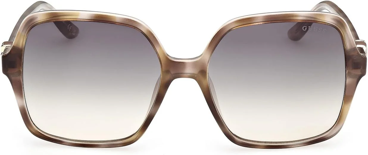 عینک آفتابی زنانه GUESS مدل NORMAL SQUARE با فریم کامل، سبز، سایز 57
