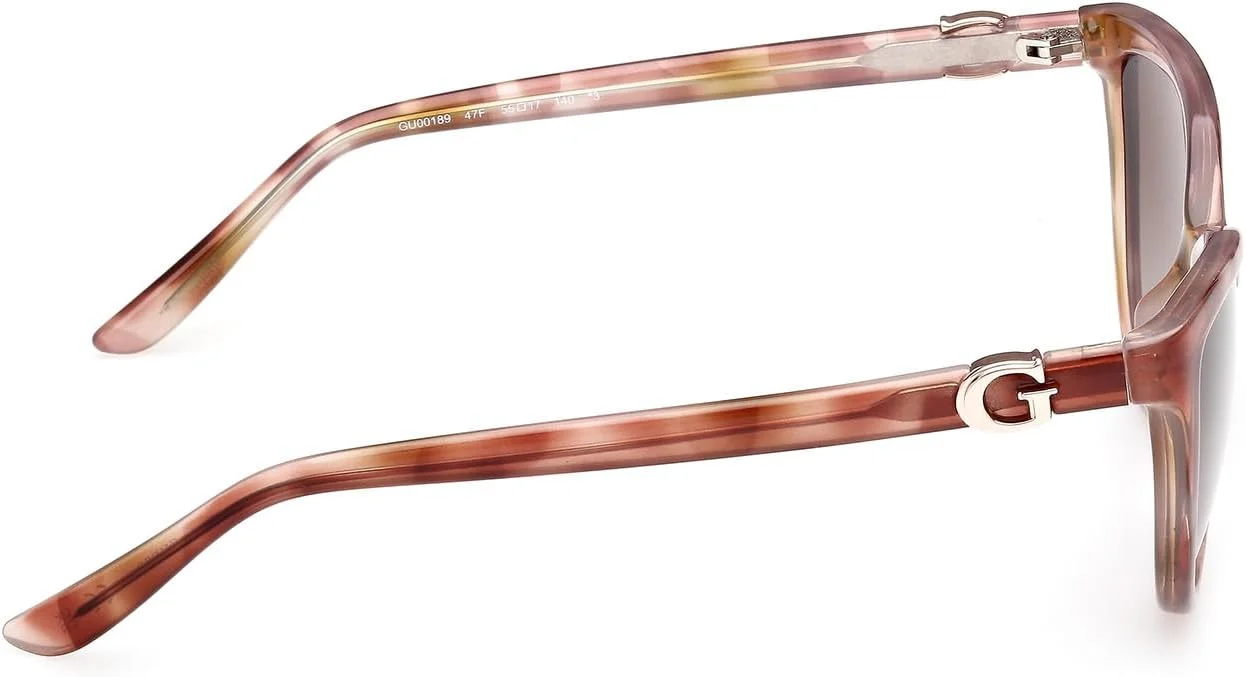 عینک آفتابی زنانه گس مدل NORMAL CAT با فریم کامل، قهوه ای، سایز 55