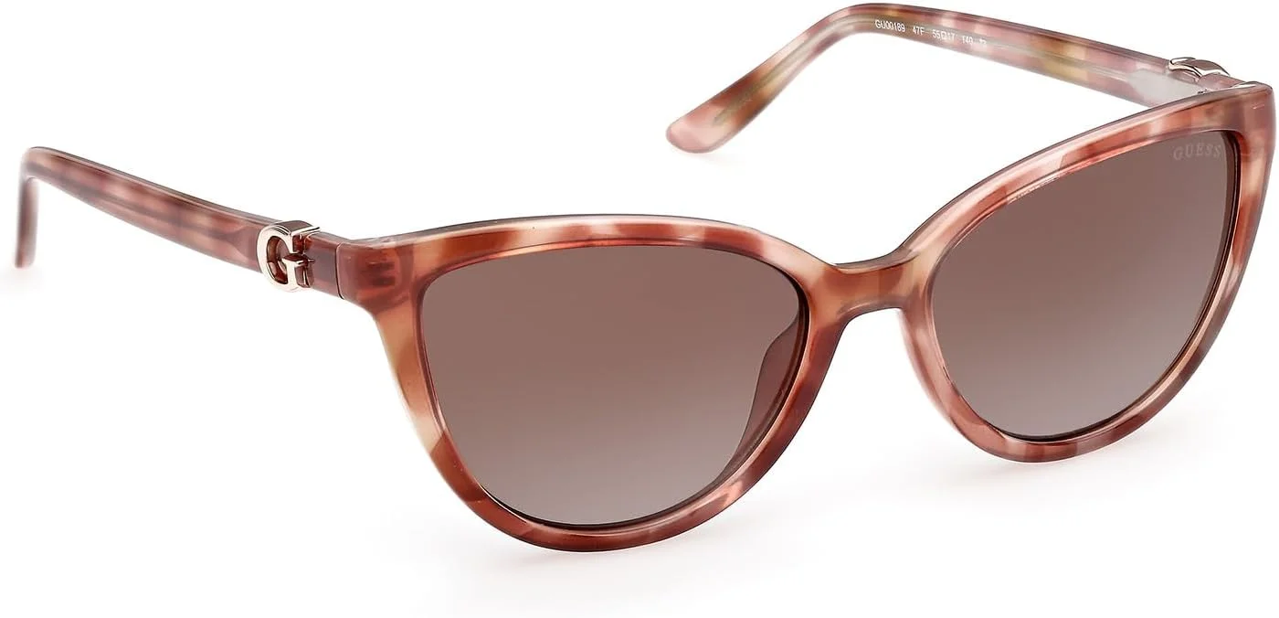 عینک آفتابی زنانه گس مدل NORMAL CAT با فریم کامل، قهوه ای، سایز 55