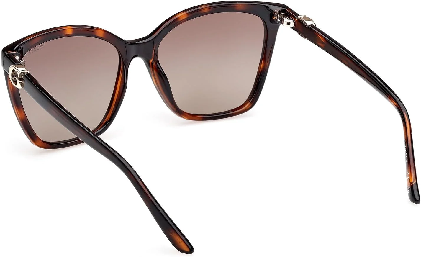 عینک آفتابی زنانه GUESS مدل POLARIZED SQUARE FULL RIM، قهوه ای، سایز 56