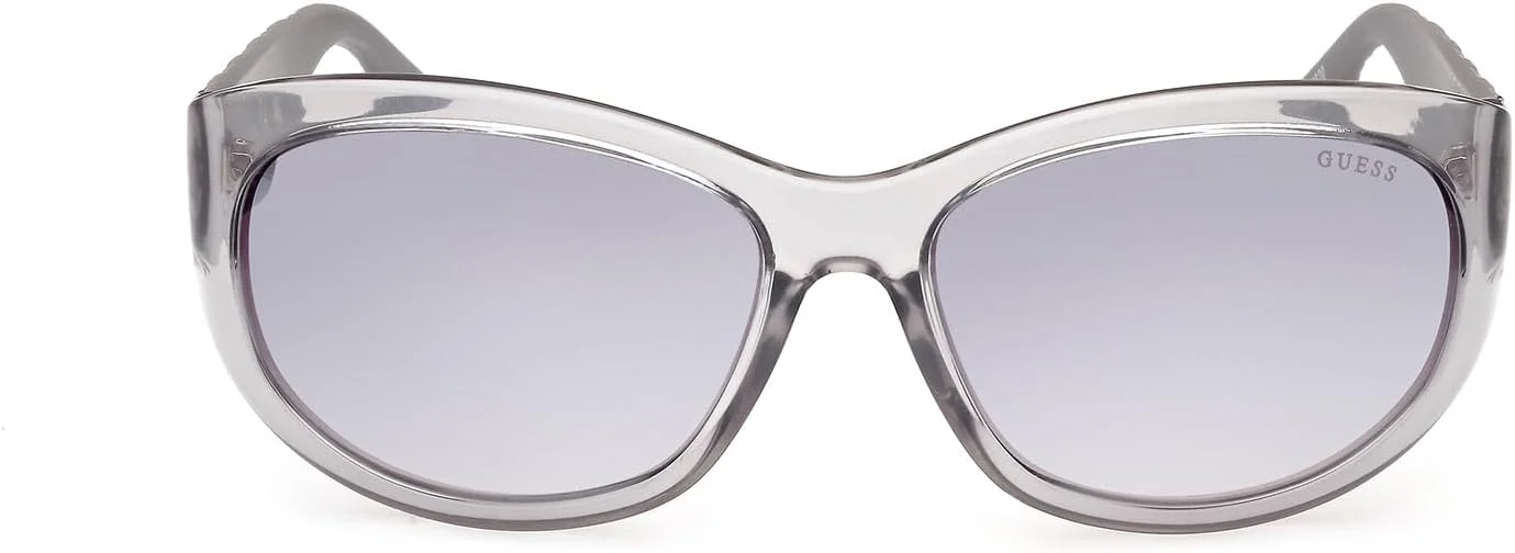 عینک آفتابی زنانه بیضی شکل خاکستری براق گس